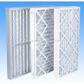 MERV 8 pleated air filter with cardboard frame